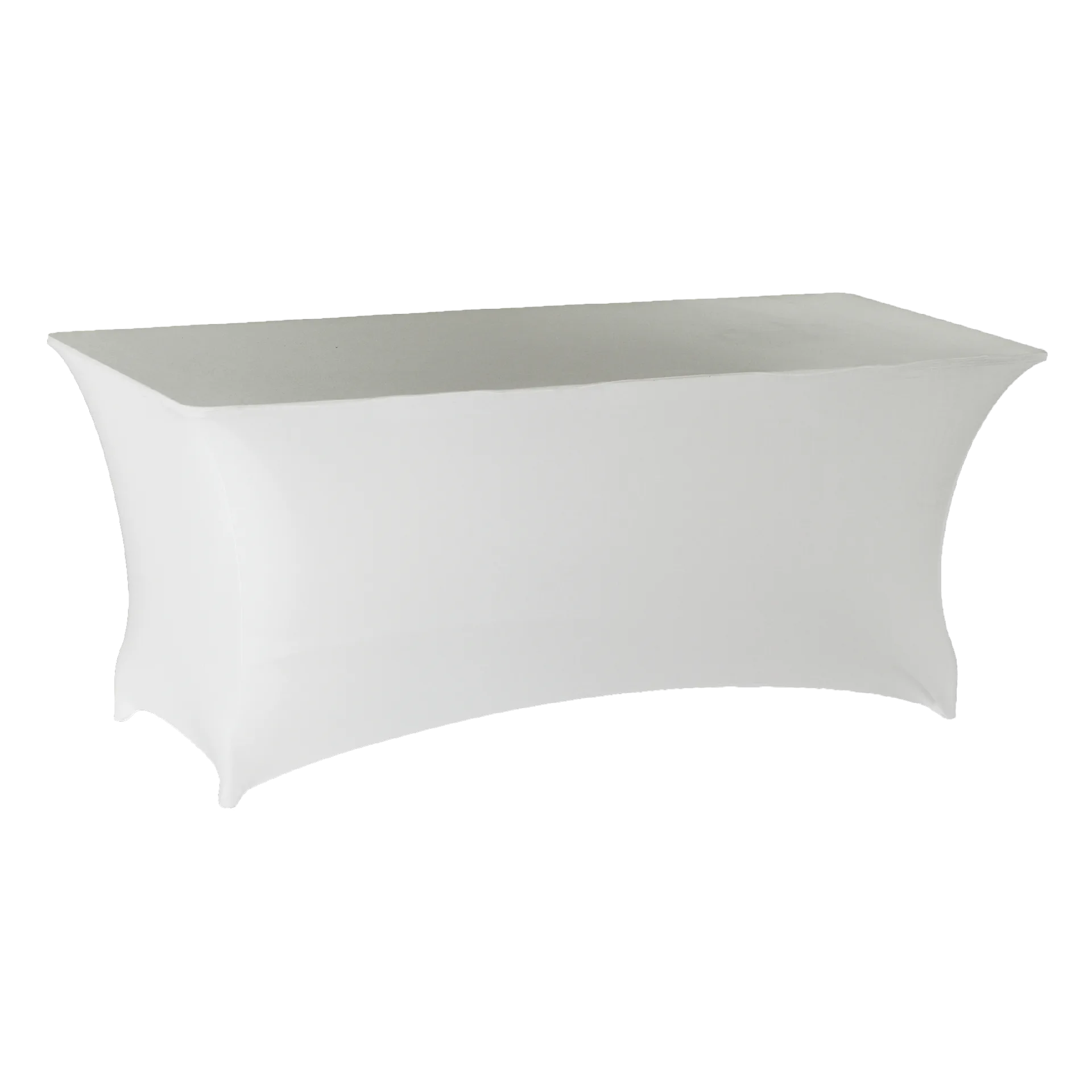 Stretchhoes wit t.b.v. klaptafel