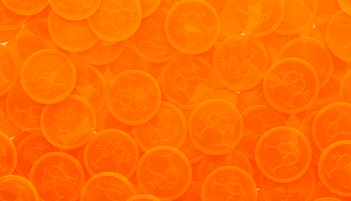 Munten oranje