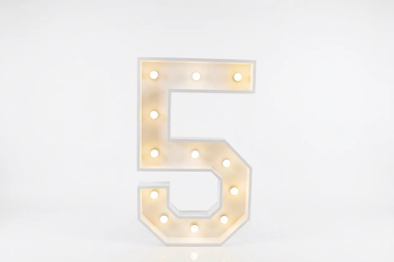 Lichtletter 5